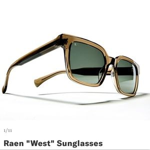 NWT RAEN sunglasses with case cool
